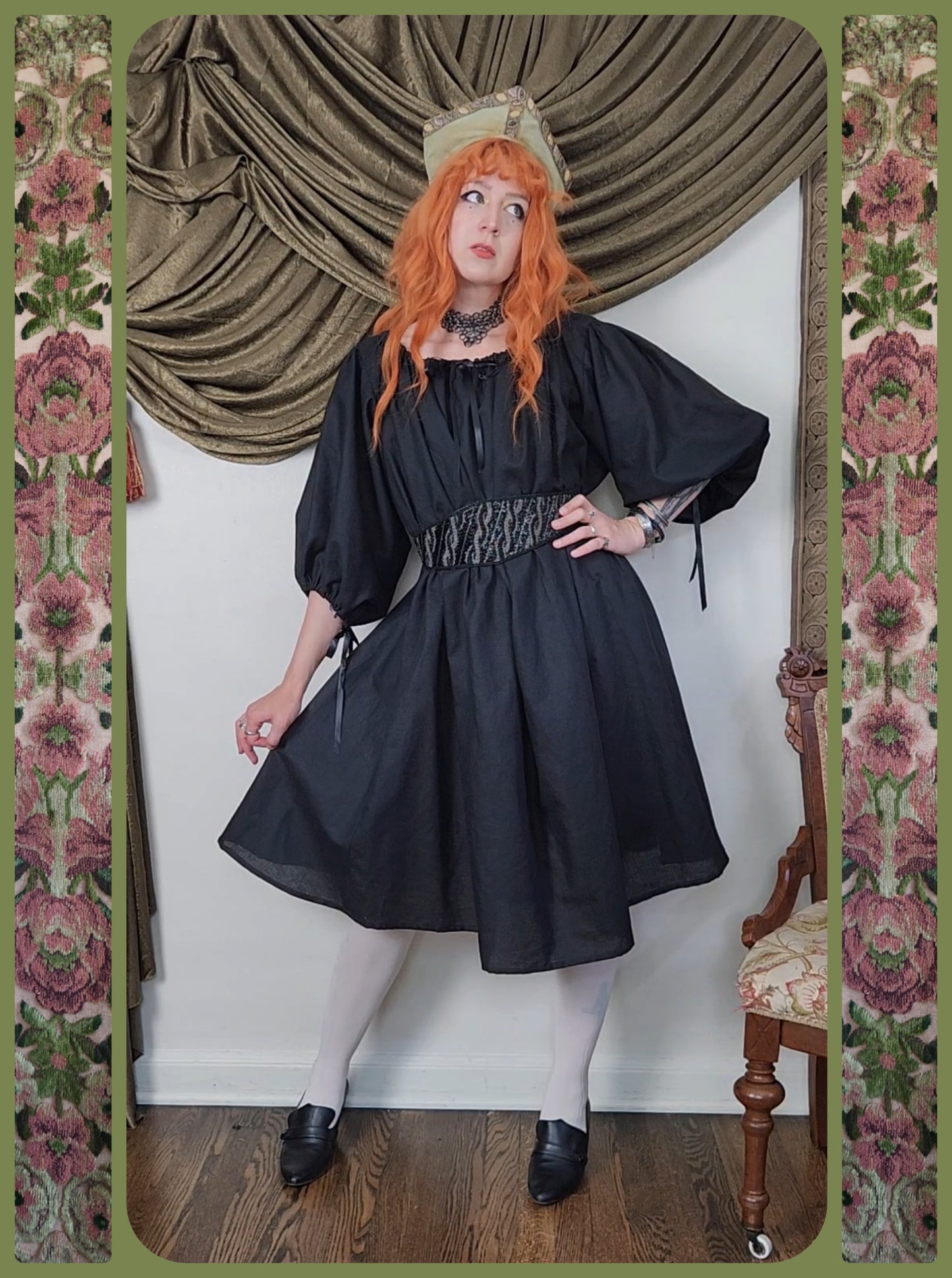 Black Linen Chemise #1