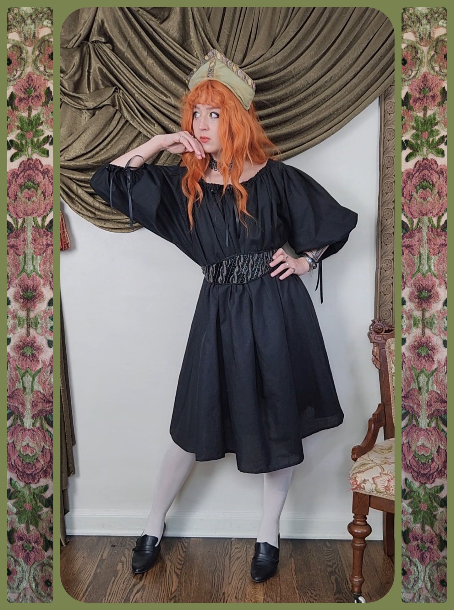 Black Linen Chemise #1