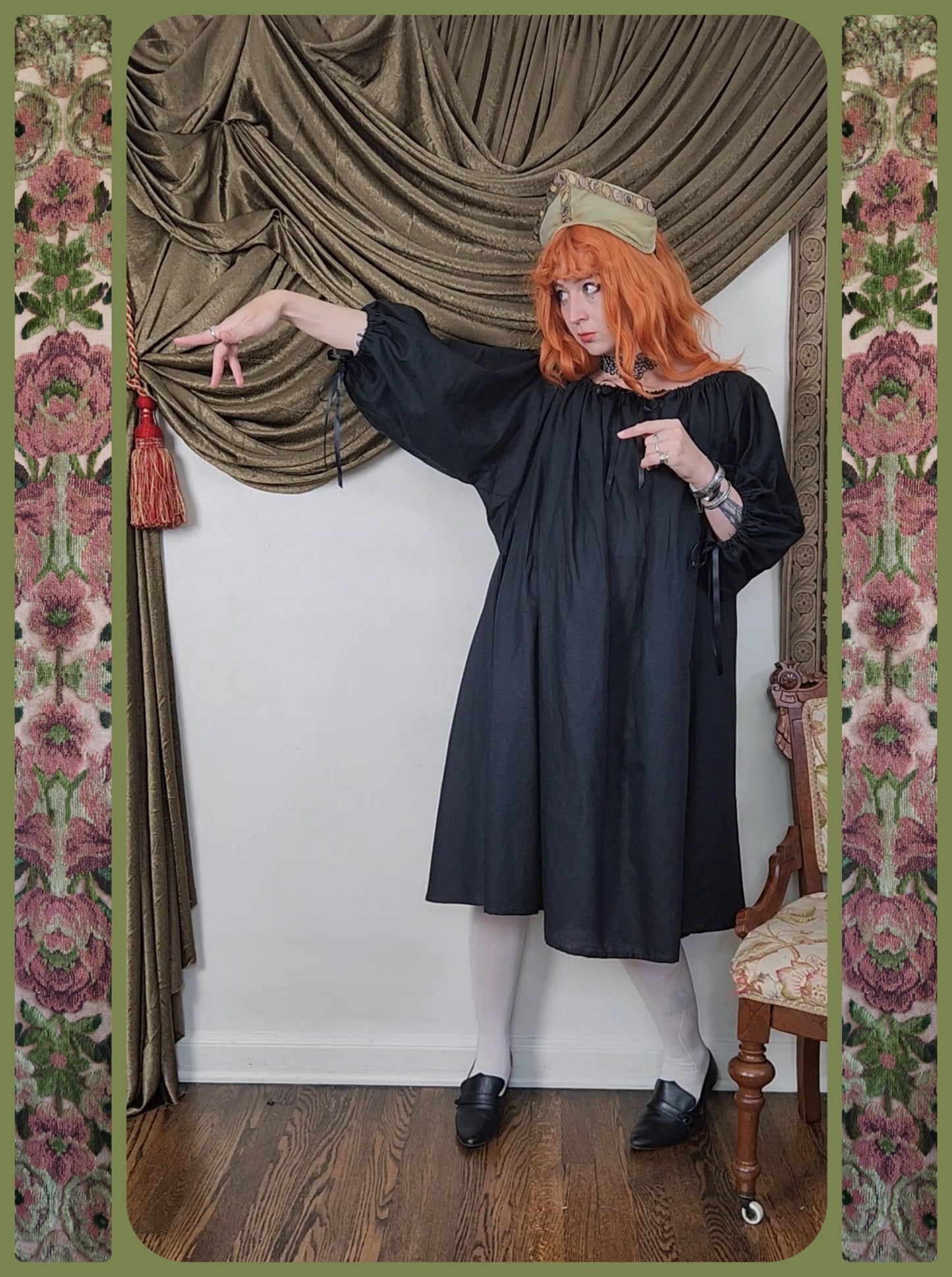 Black Linen Chemise #1