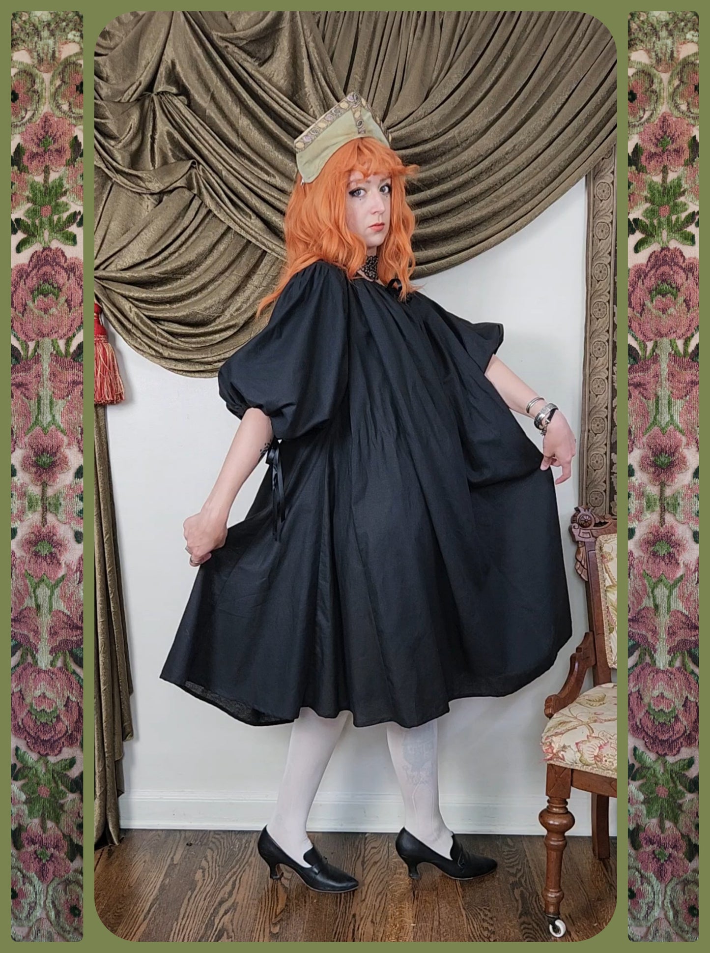 Black Linen Chemise #1