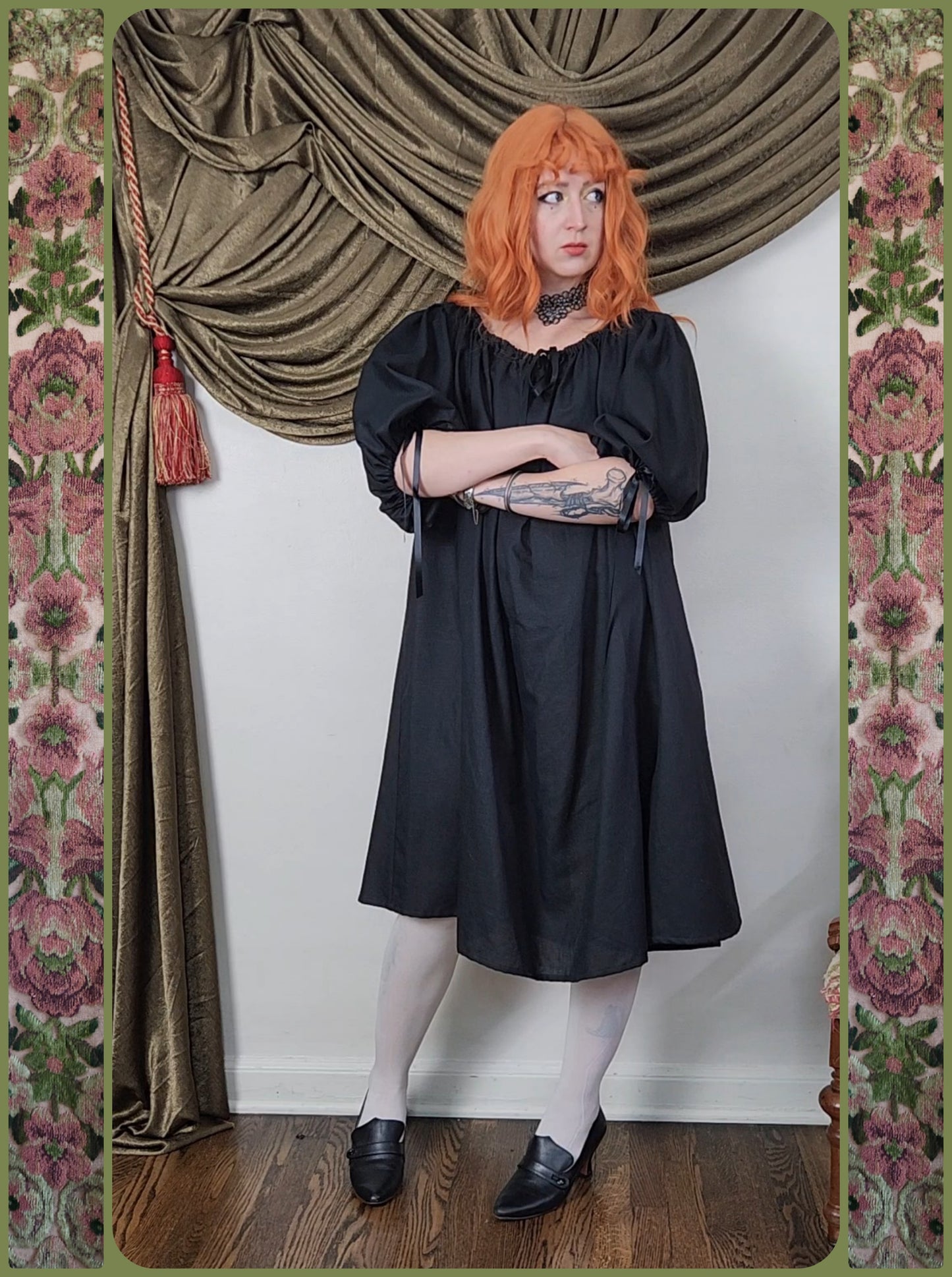 Black Linen Chemise #2