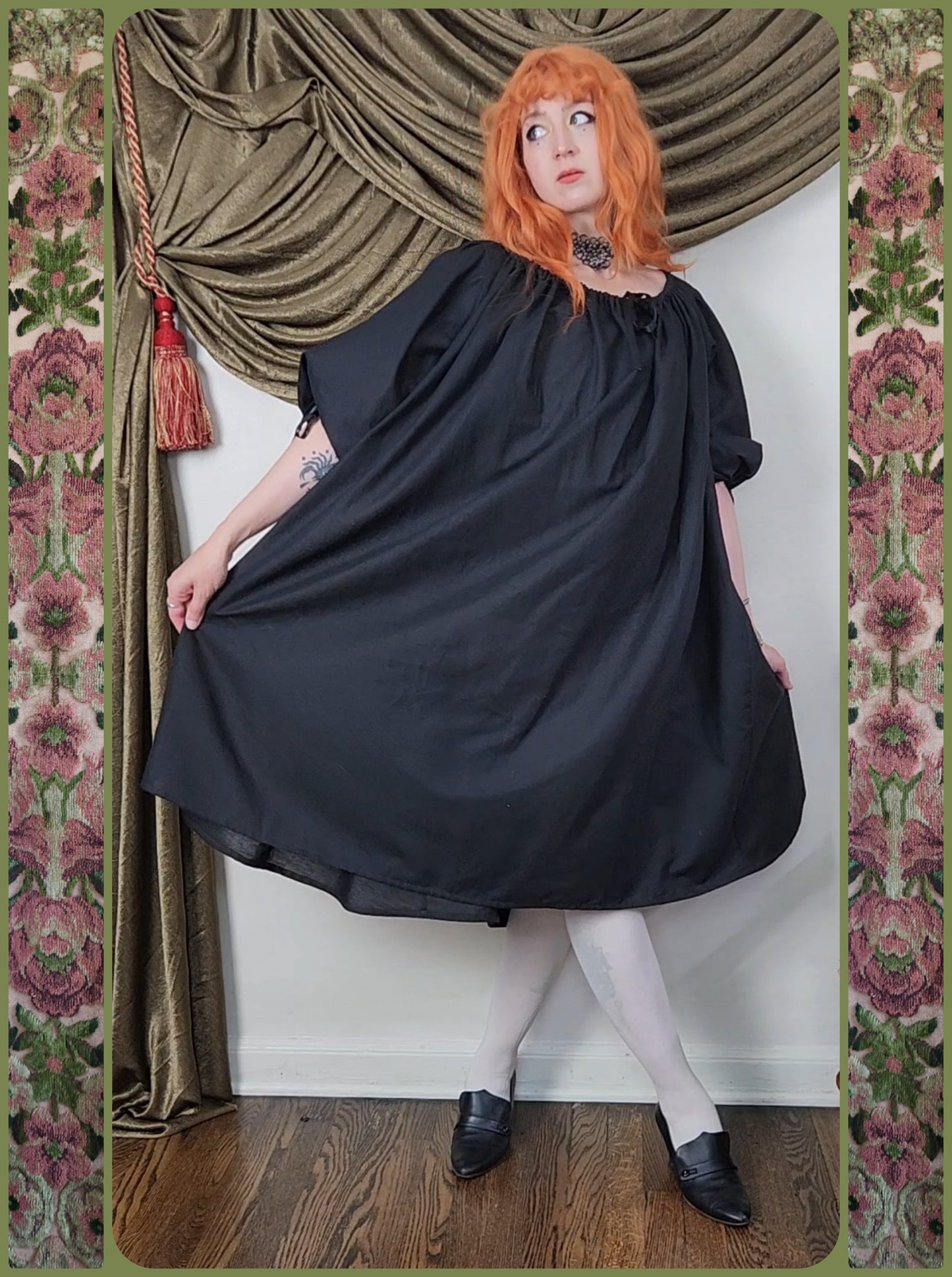 Black Linen Chemise #2