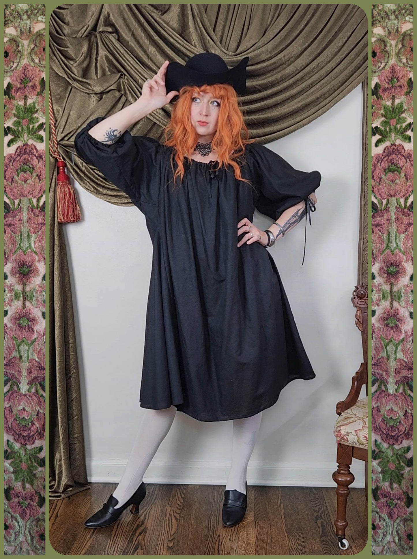 Black Linen Chemise #2