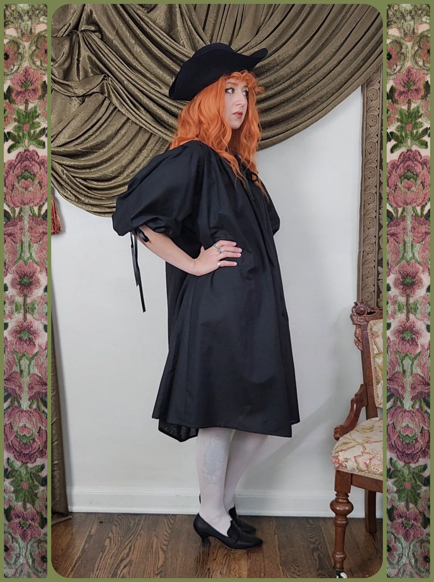 Black Linen Chemise #2