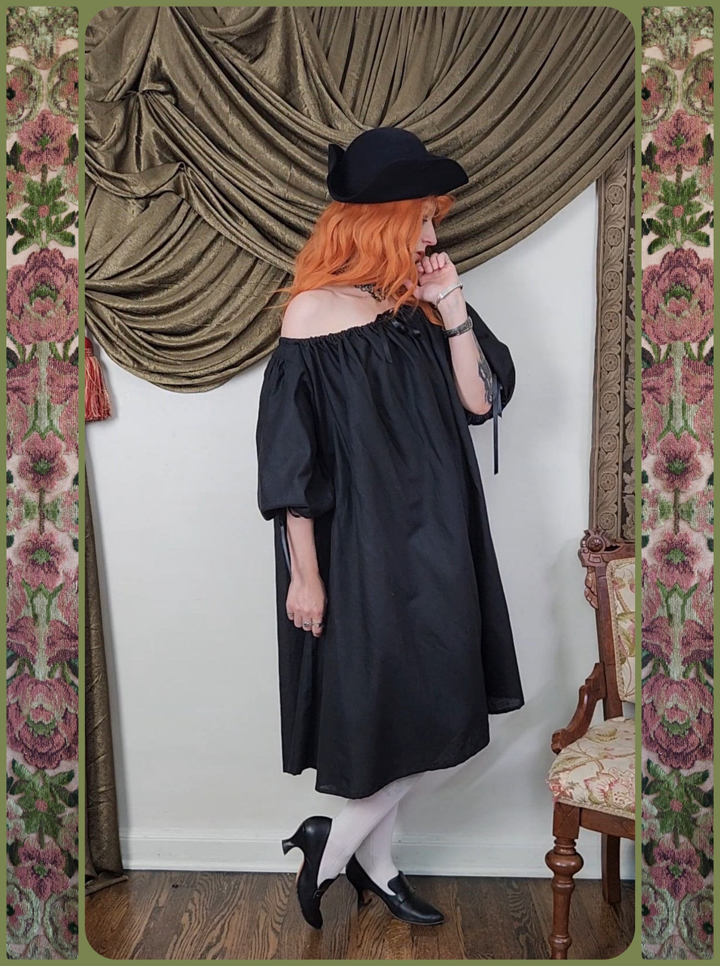 Black Linen Chemise #2