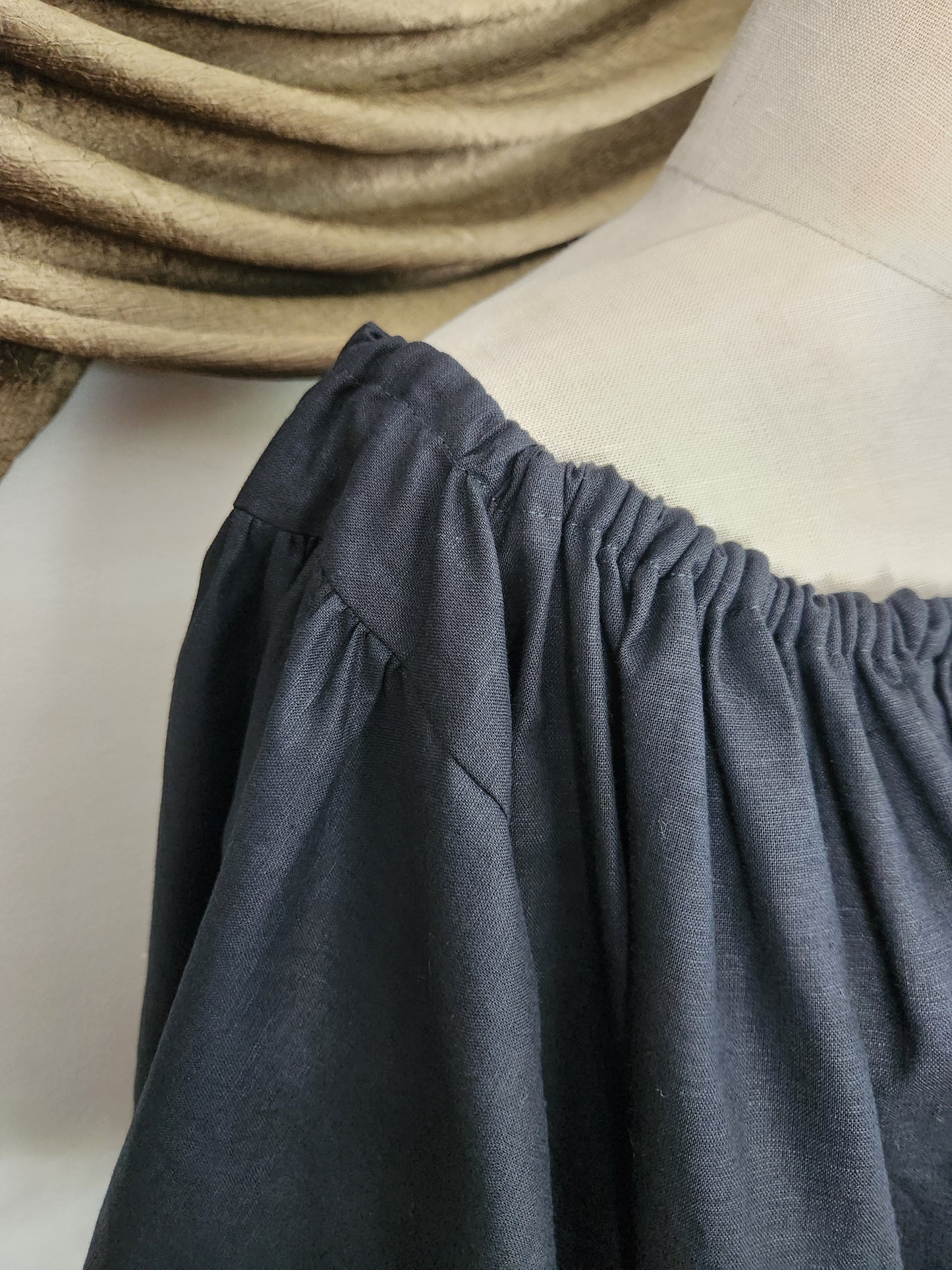 Black Linen Chemise #1