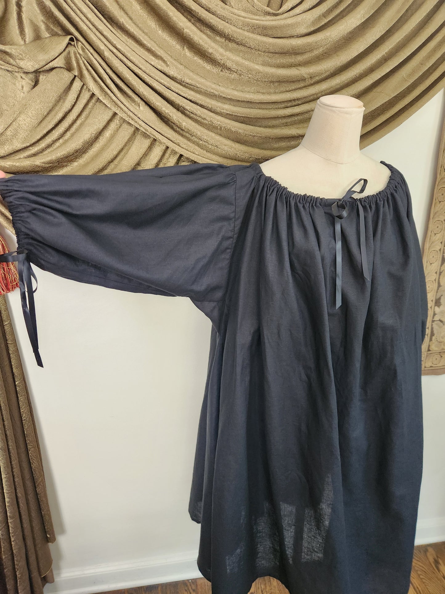 Black Linen Chemise #1