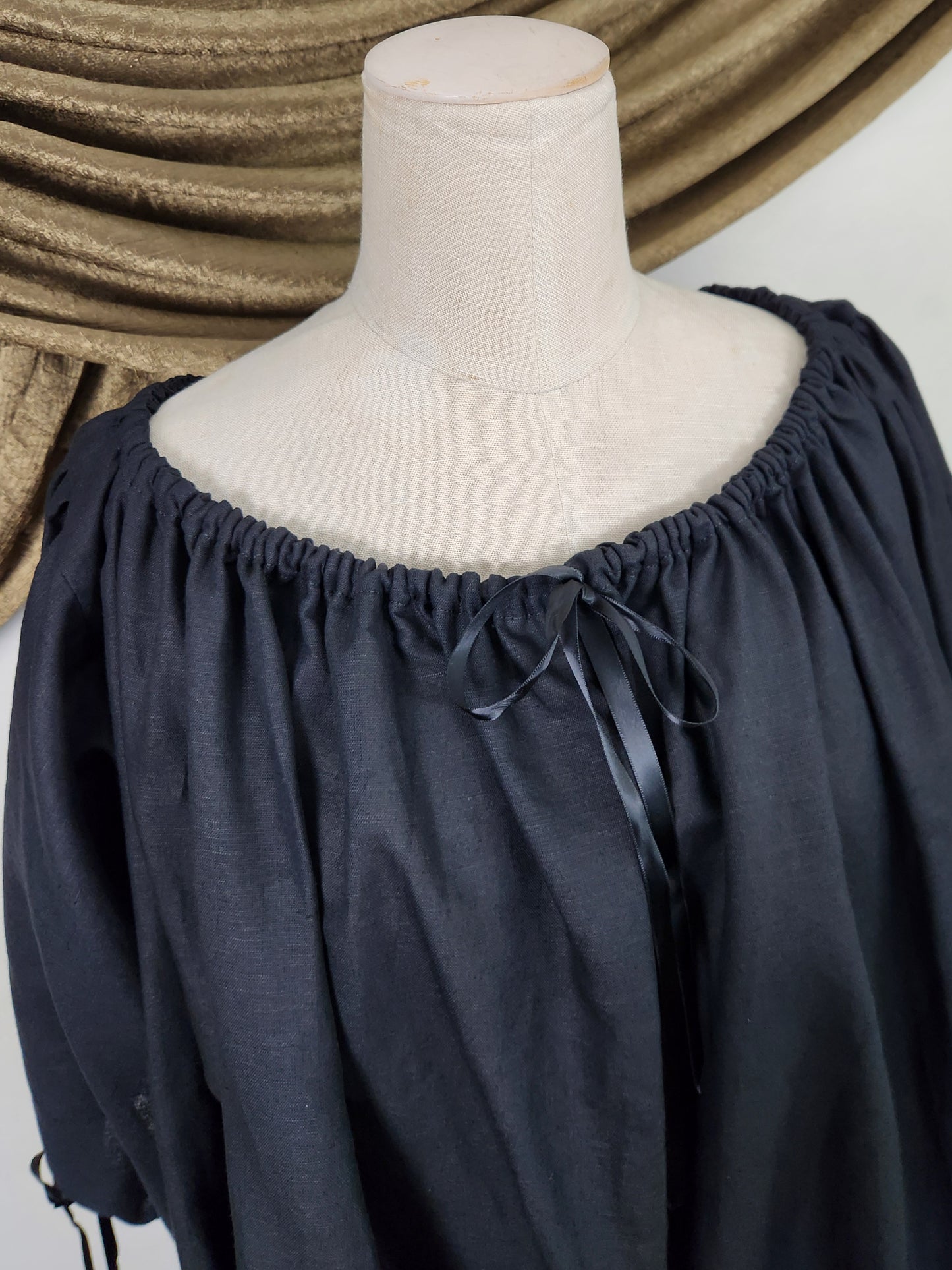 Black Linen Chemise #2