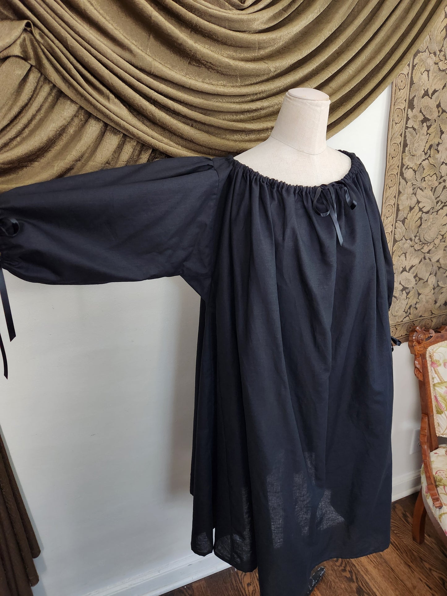 Black Linen Chemise #2