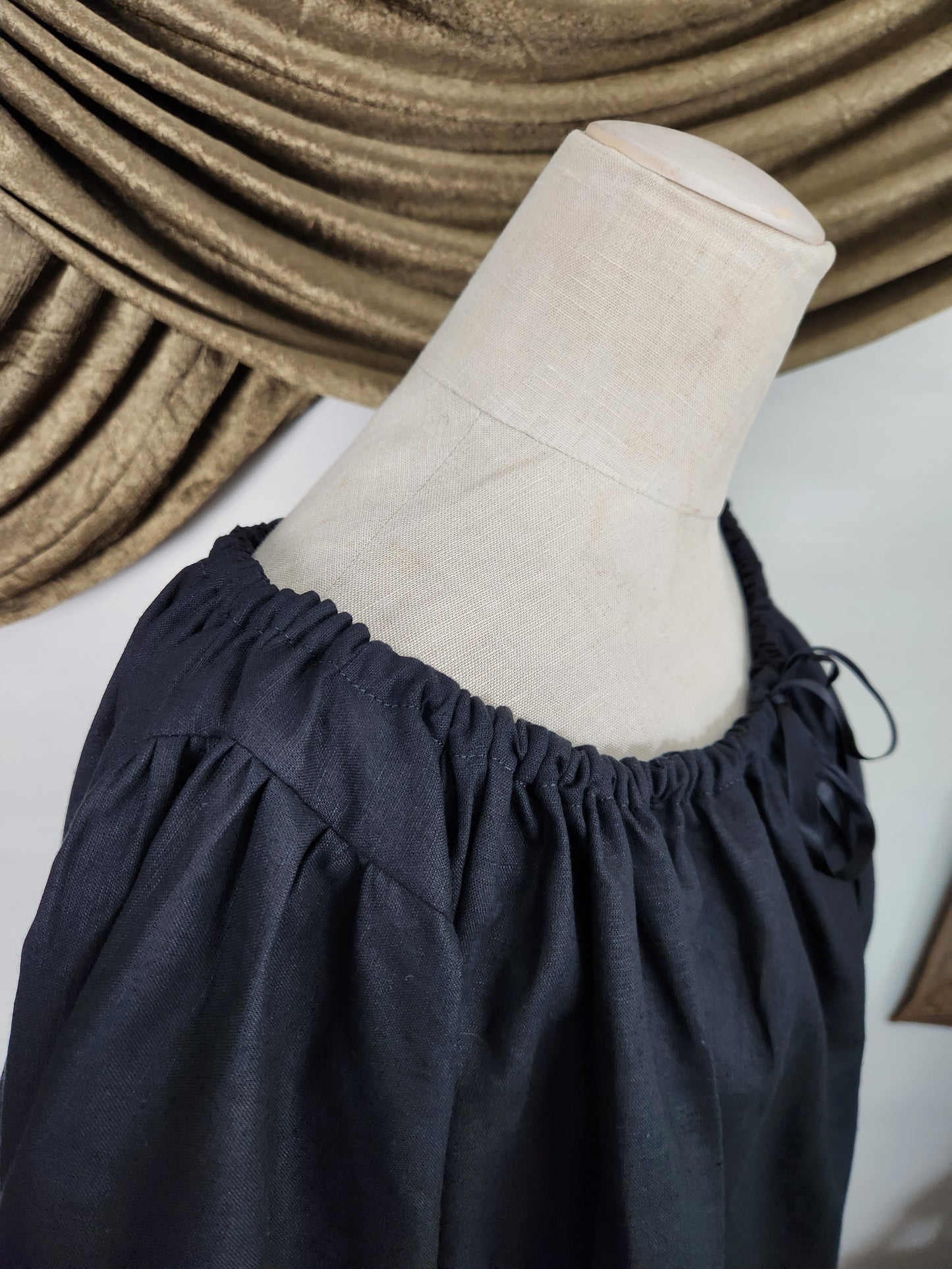 Black Linen Chemise #2