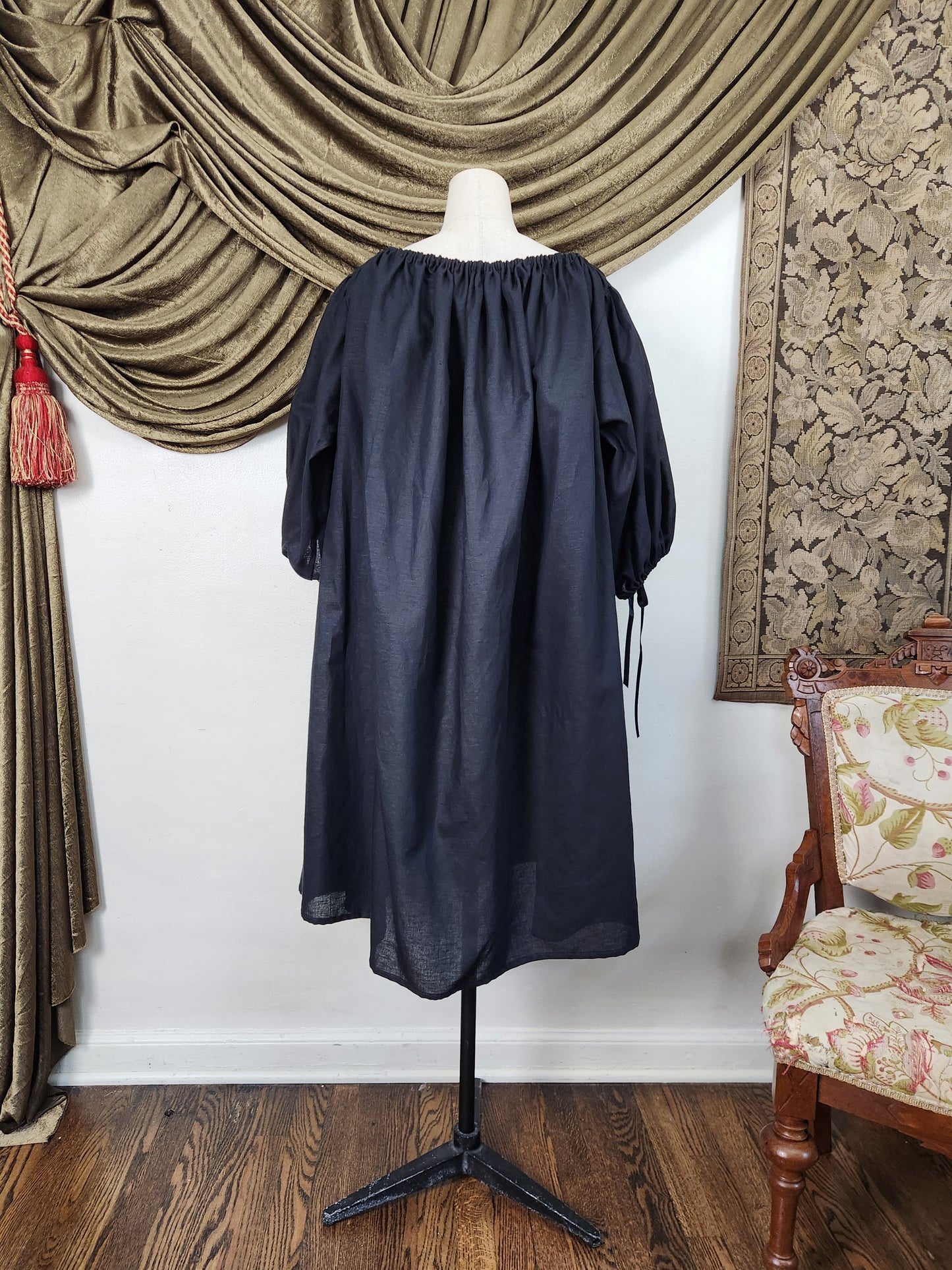 Black Linen Chemise #2