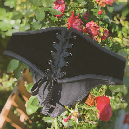 Wormwood Belt in Black Velvet