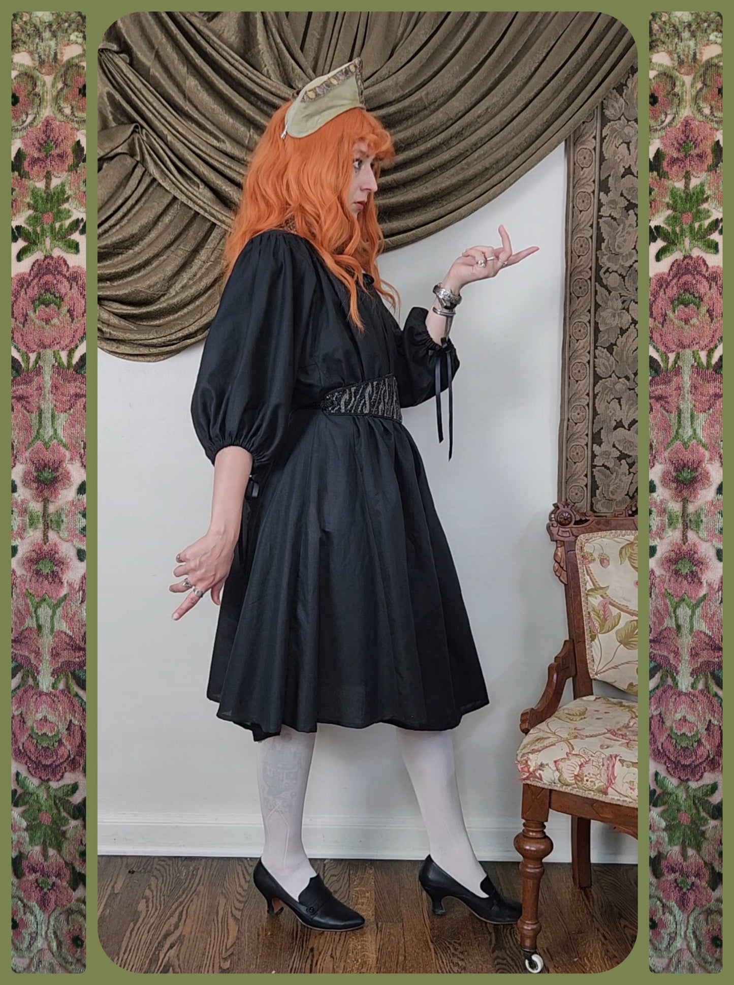 Black Linen Chemise #1