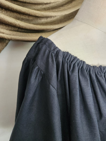 Black Linen Chemise #1