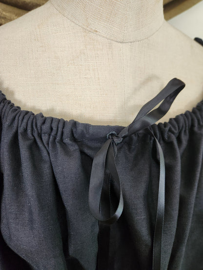 Black Linen Chemise #1