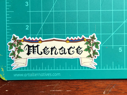 Menace Vinyl Sticker