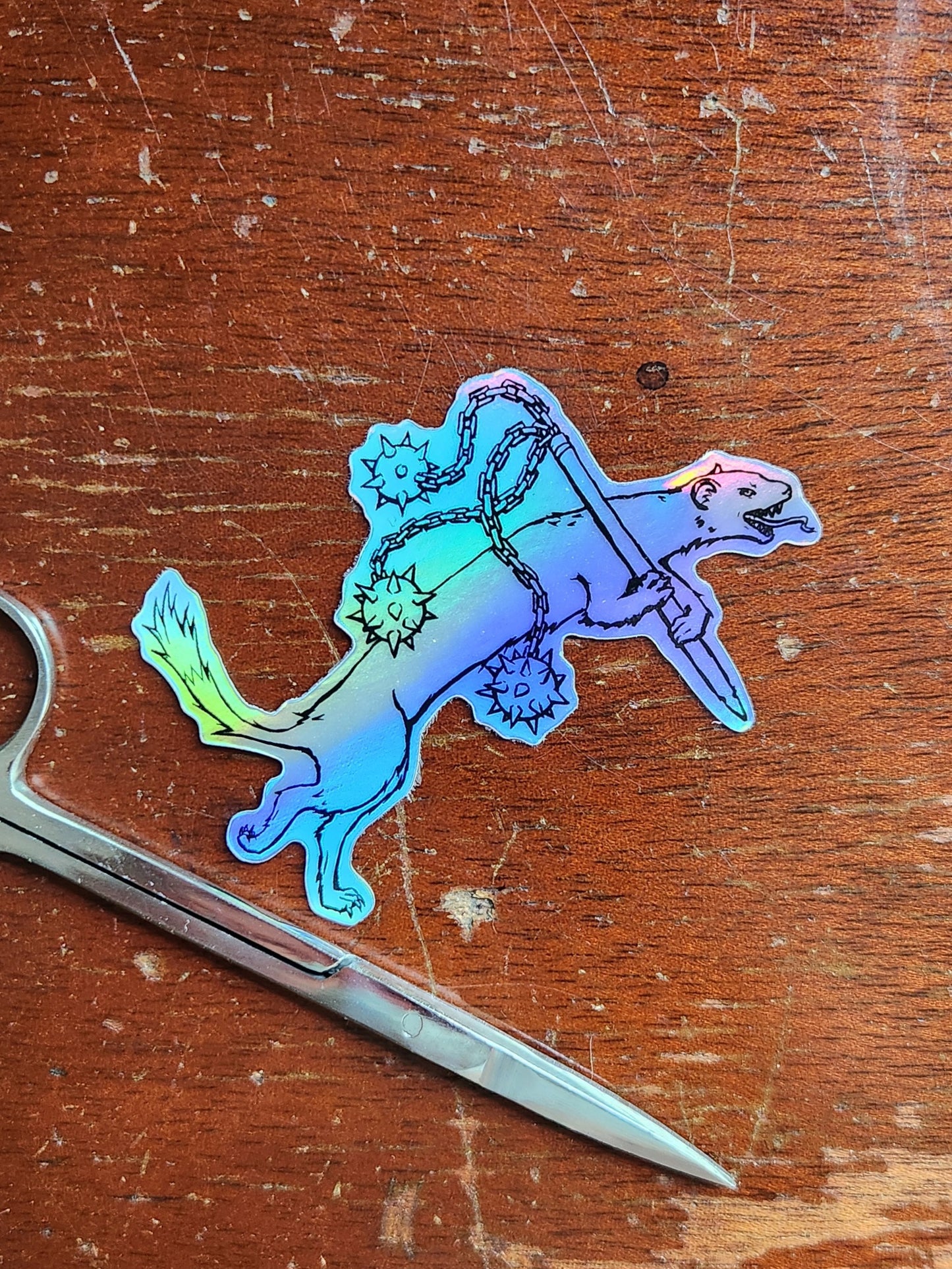 Mustelid Mayhem Hologrphic Vinyl Sticker Pack