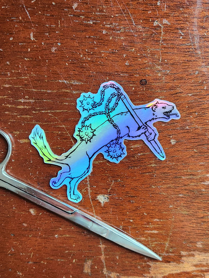 Mustelid Mayhem Hologrphic Vinyl Sticker Pack