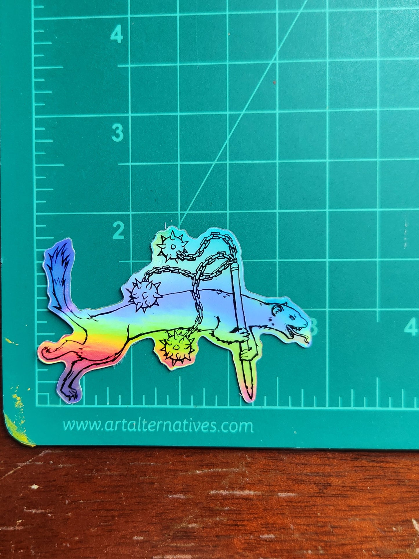 Mustelid Mayhem Hologrphic Vinyl Sticker Pack