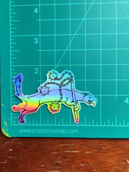 Mustelid Mayhem Hologrphic Vinyl Sticker Pack