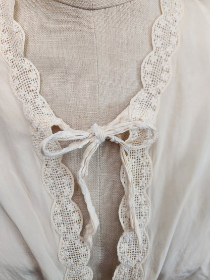Barbizon Ivory Silk Bed Jacket