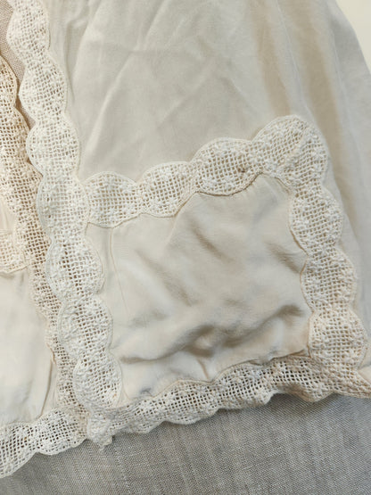 Barbizon Ivory Silk Bed Jacket