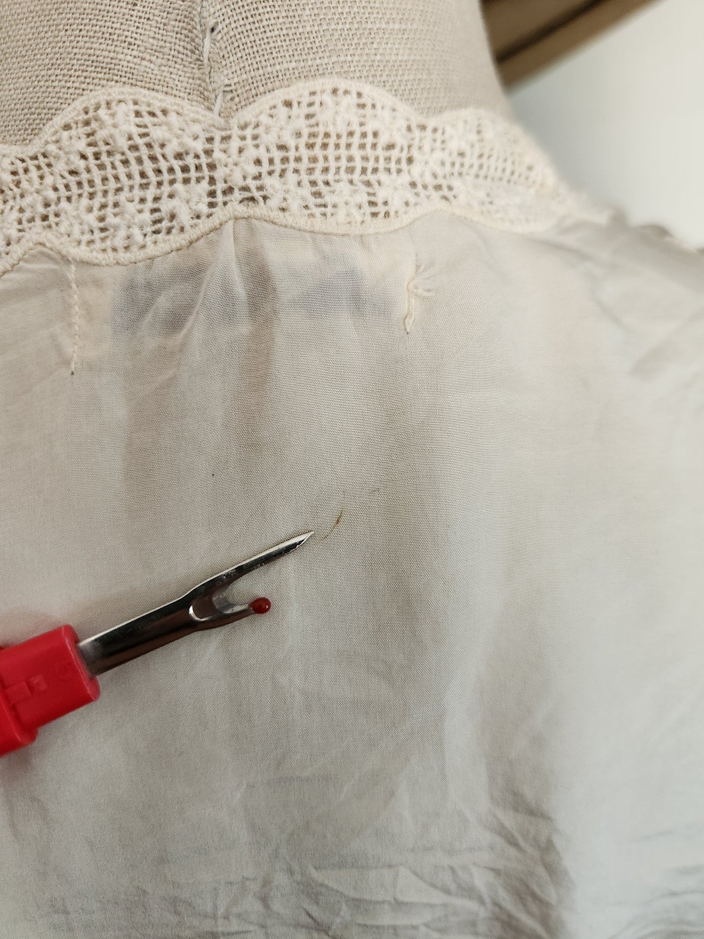 Barbizon Ivory Silk Bed Jacket