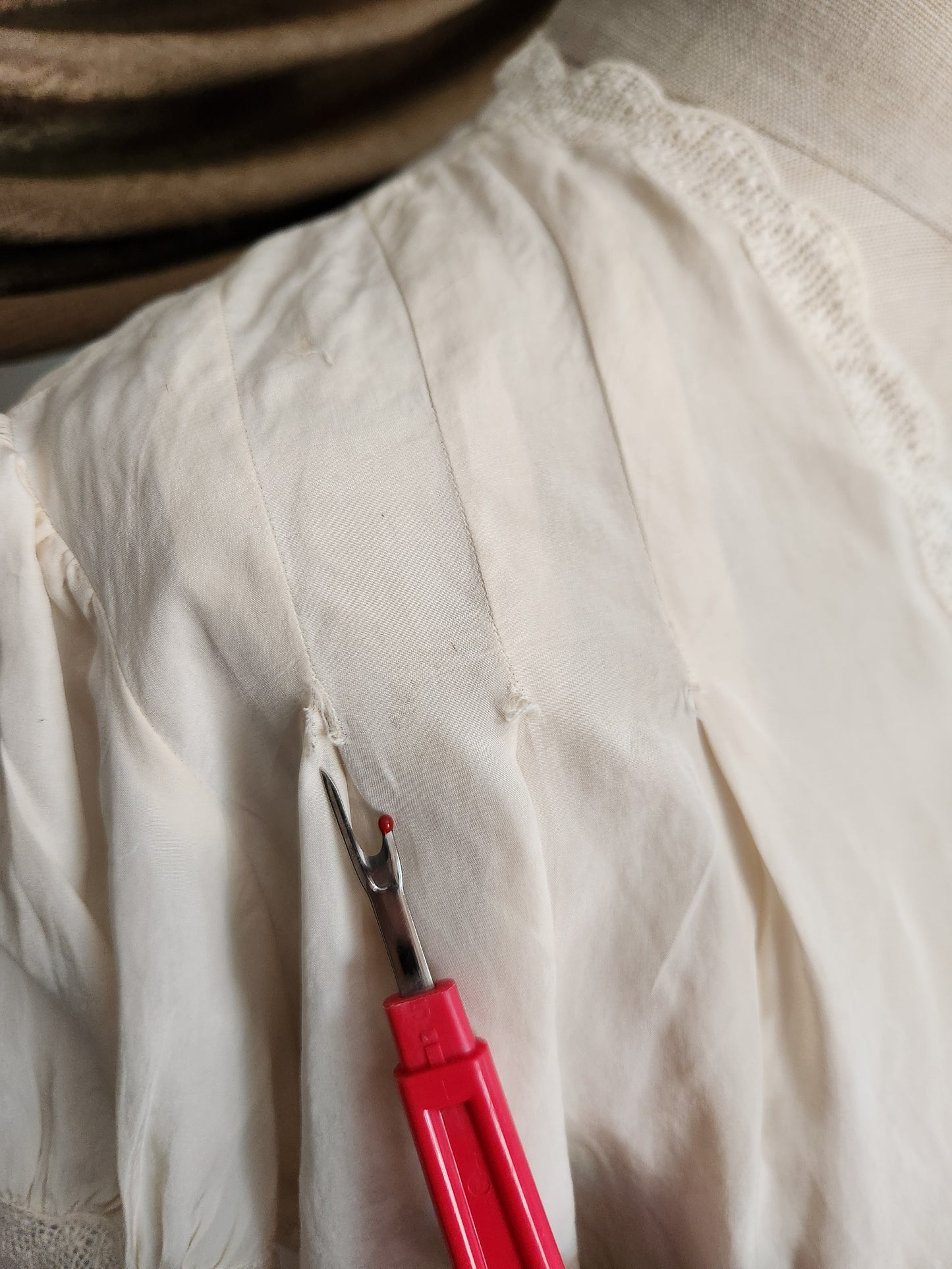 Barbizon Ivory Silk Bed Jacket