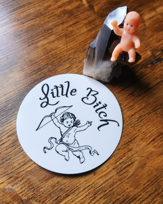 Little Bitch Vinyl Sticker