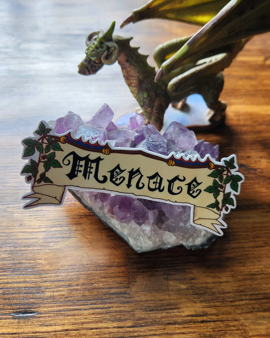 Menace Vinyl Sticker
